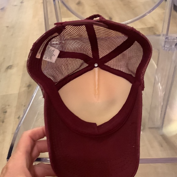 NWOT BILLABONG Burgundy California Love Trucker - Picture 4 of 5